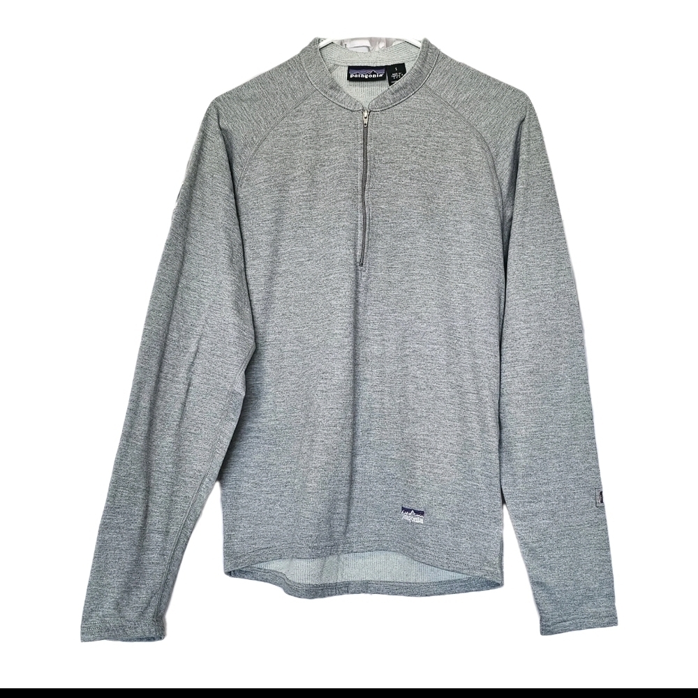 Patagonia Women’s Polartec Gray 1/4 Zip Size Small Longsleeve Sweater